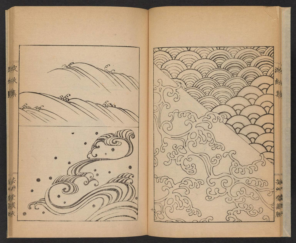 Una Guida Oltre 100 Anni Fa Insegnava Agli Artisti Giapponesi A Disegnare Le Onde E Ora Scaricabile Online Gratis Artbooms