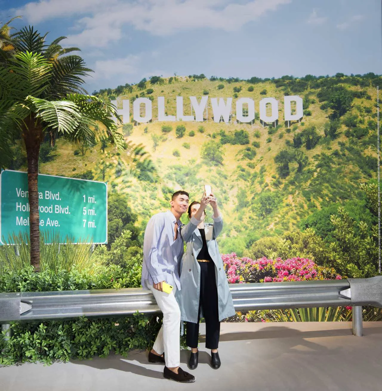 The Artist is Present, Shanghai 2018. Exhibition View. HOLLYWOOD TM & Design © 2018. Hollywood Chamber of Commerce. The Hollywood Sign is a trademark and intellectual property of Hollywood Chamber of Commerce. All Rights Reserved.