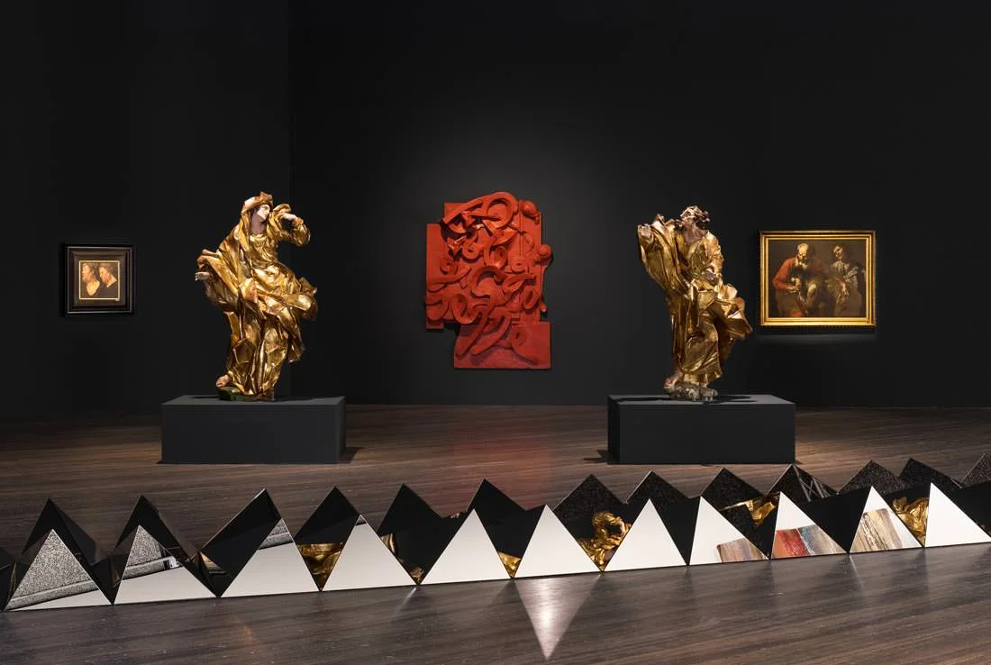 exhibition view of sanguine. luc tuymans on baroque. photo: delfino sisto legnani e marco cappelletti