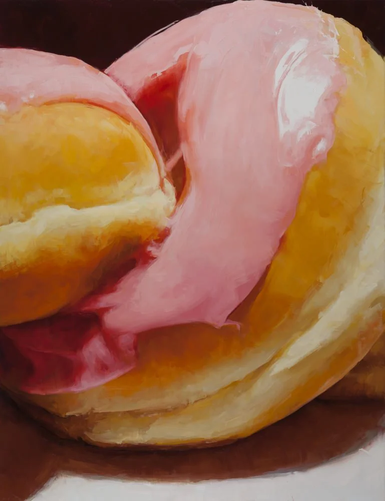 Emily Eveleth, Big Pink, 2016, oil on canvas, 78 x 60 inches. Courtesy of the artist and Danese/Corey, New York