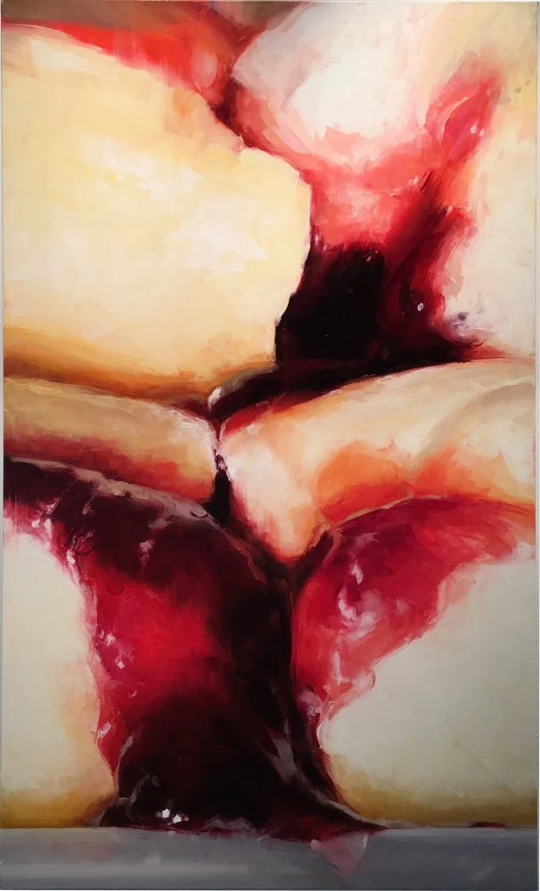 Emily Eveleth, Facade, 2016 oil on canvas, 68 x 40 inches. Courtesy of the artist and Danese/Corey, New York