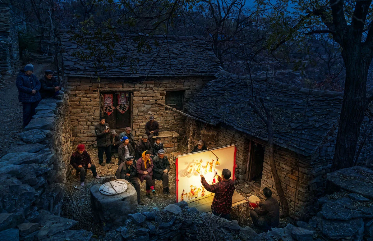 “Shadow Puppetry” by Pan Jianhua, China Mainland, Winner, Open competition, Culture, 2019 Sony World Photography Awards