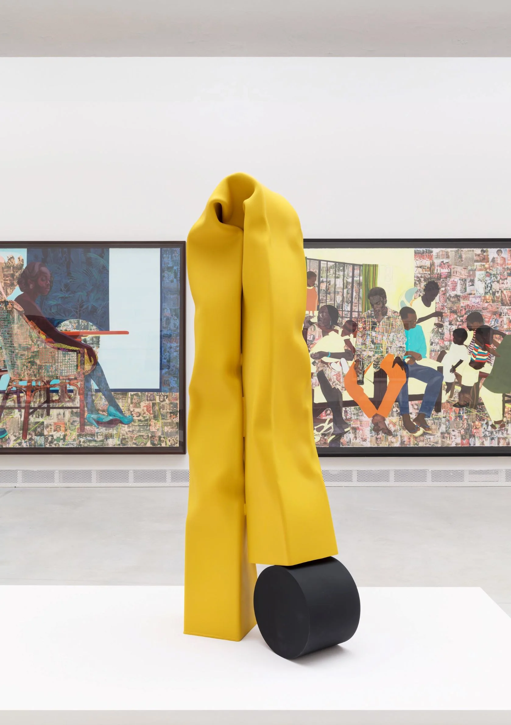 Carol Bove, Various works, 2018 (Giardini della Biennale); Stainless steel, found steel and urethane paint. Photo by Maris Mezulis