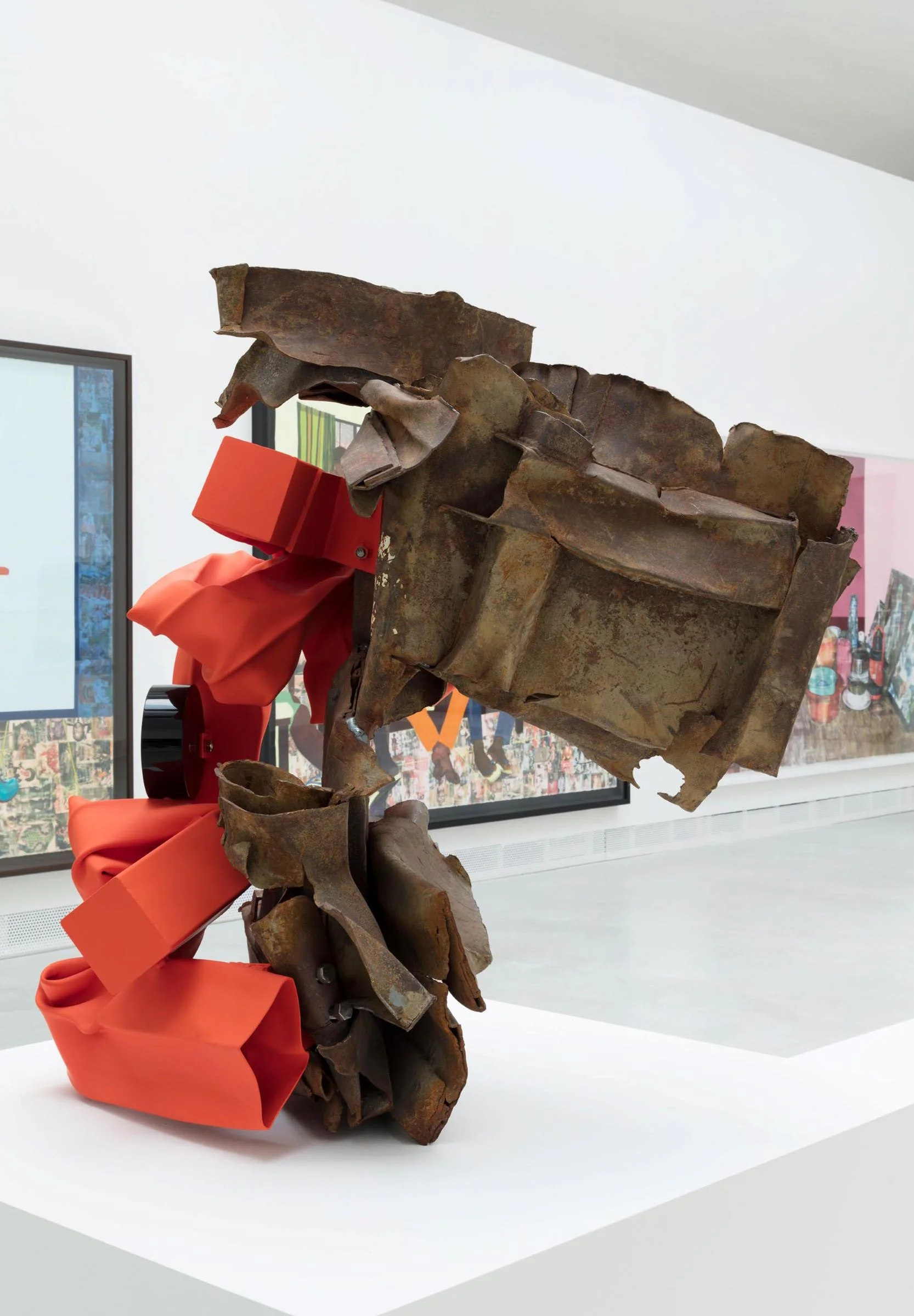 Carol Bove, Various works, 2018 (Giardini della Biennale); Stainless steel, found steel and urethane paint. Photo by Maris Mezulis