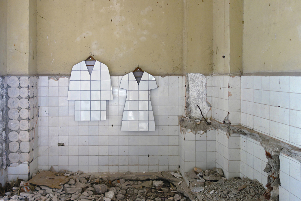 Zhanna Kadyrova , Second Hand, 2015-2019. Mixed media. Courtesy: FOAF Praga