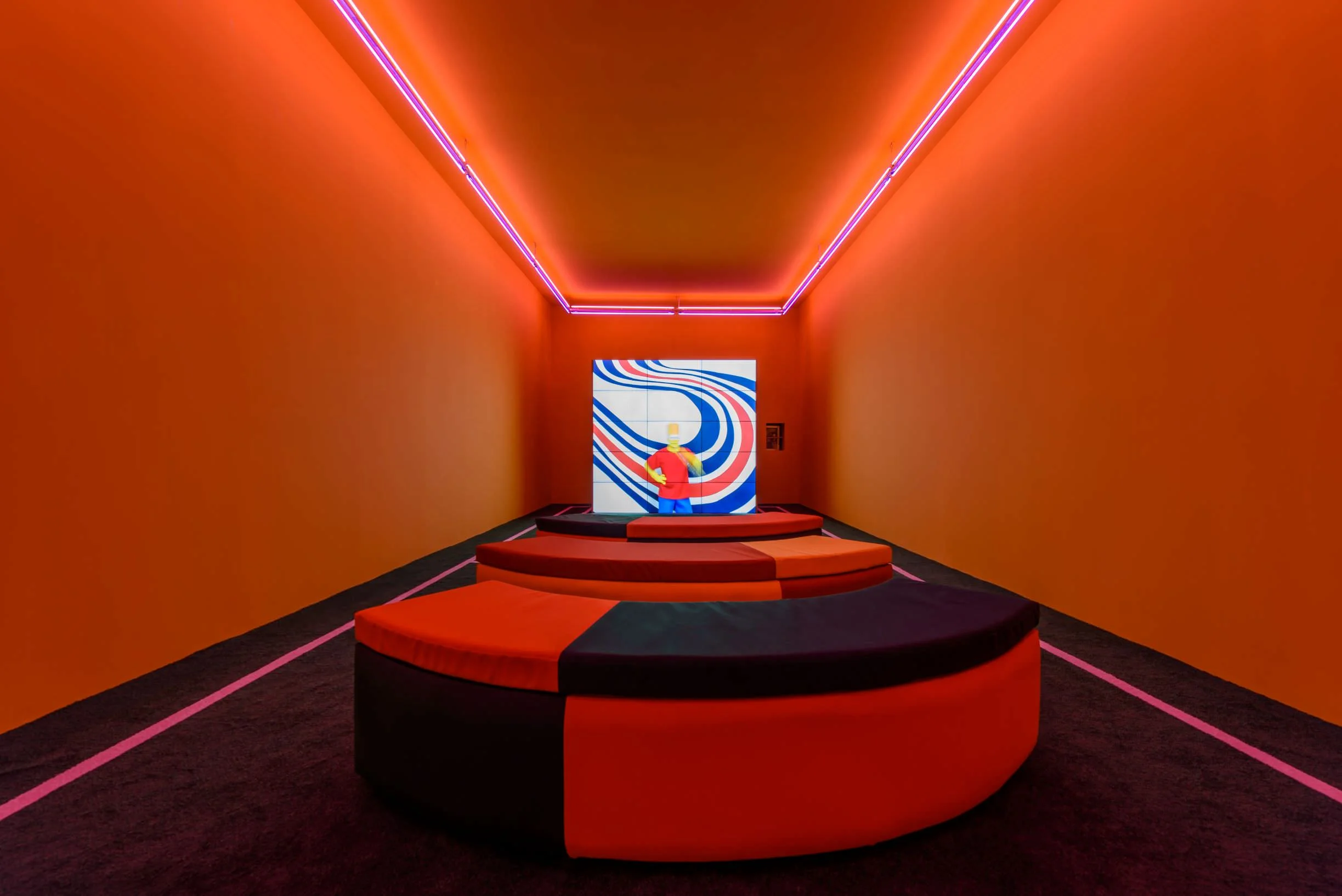 Alex Da Corte , Rubber Pencil Devil, 2019; Mixed media. Photo by: Andrea Avezzù. Courtesy: La Biennale di Venezia