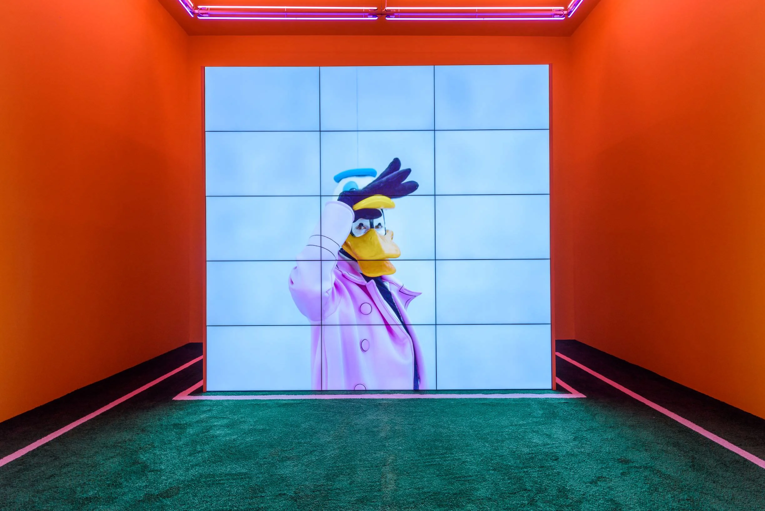 Alex Da Corte , Rubber Pencil Devil, 2019; Mixed media. Photo by: Andrea Avezzù. Courtesy: La Biennale di Venezia