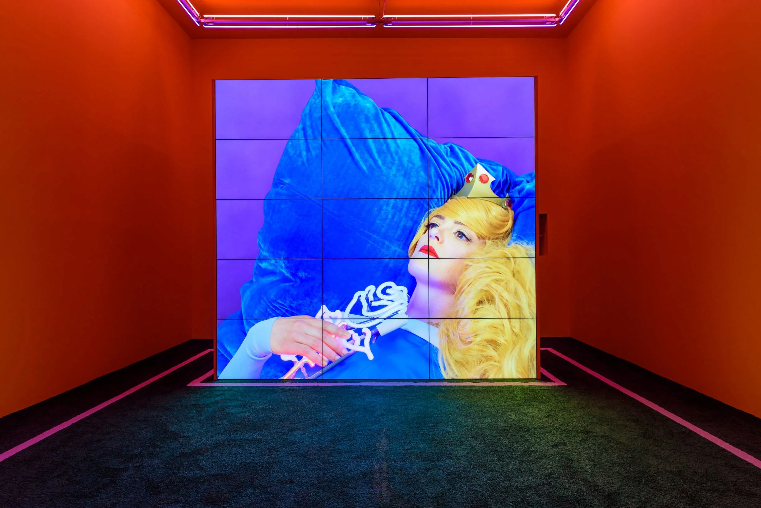 Alex Da Corte , Rubber Pencil Devil, 2019; Mixed media. Photo by: Andrea Avezzù. Courtesy: La Biennale di Venezia
