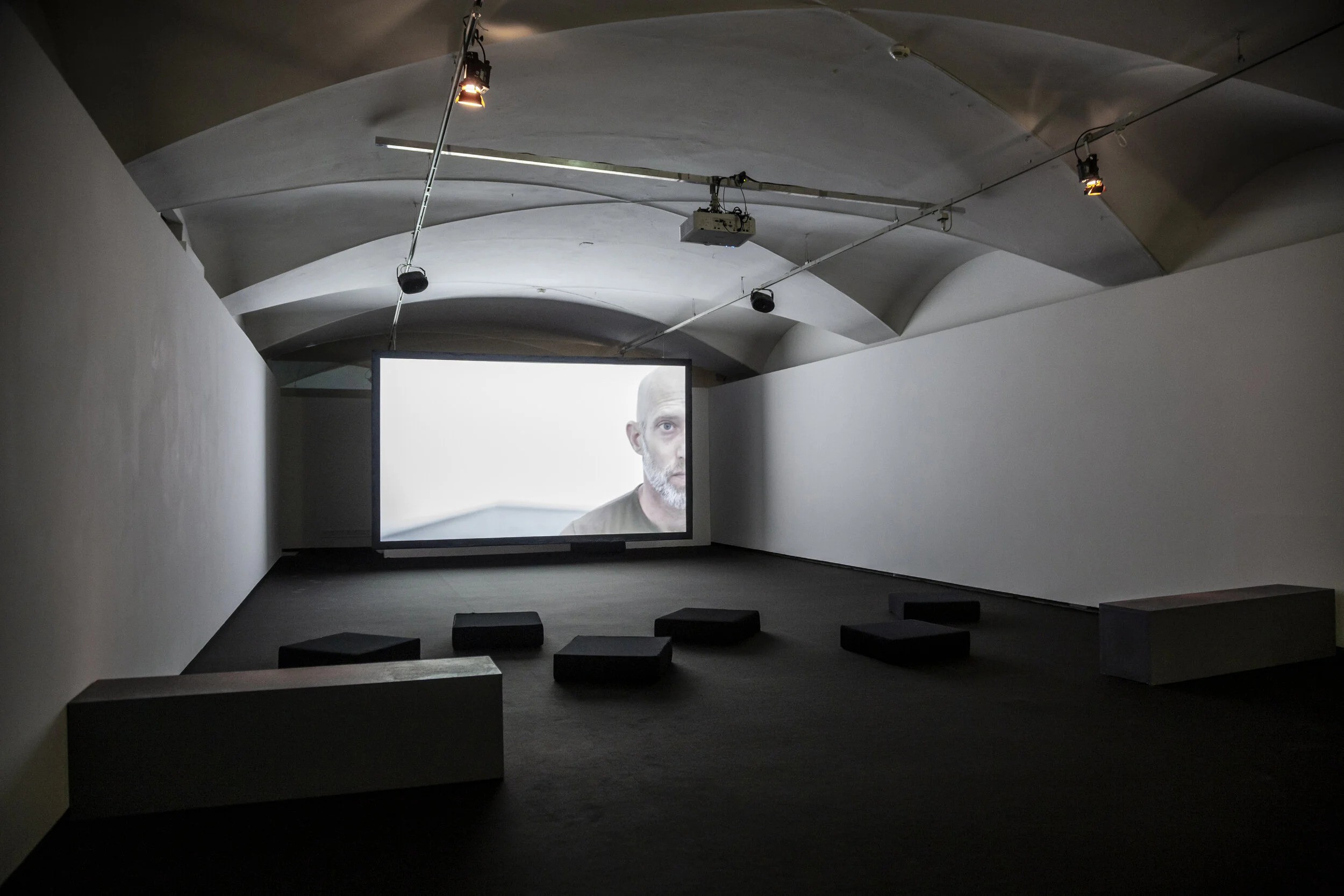 Valentina Knežević (1989, Croazia; vive e lavora in Germania Installation view, VOICEOVER, 2017, 6’35’’. Courtesy l'artista ph. Federica Di Giovanni