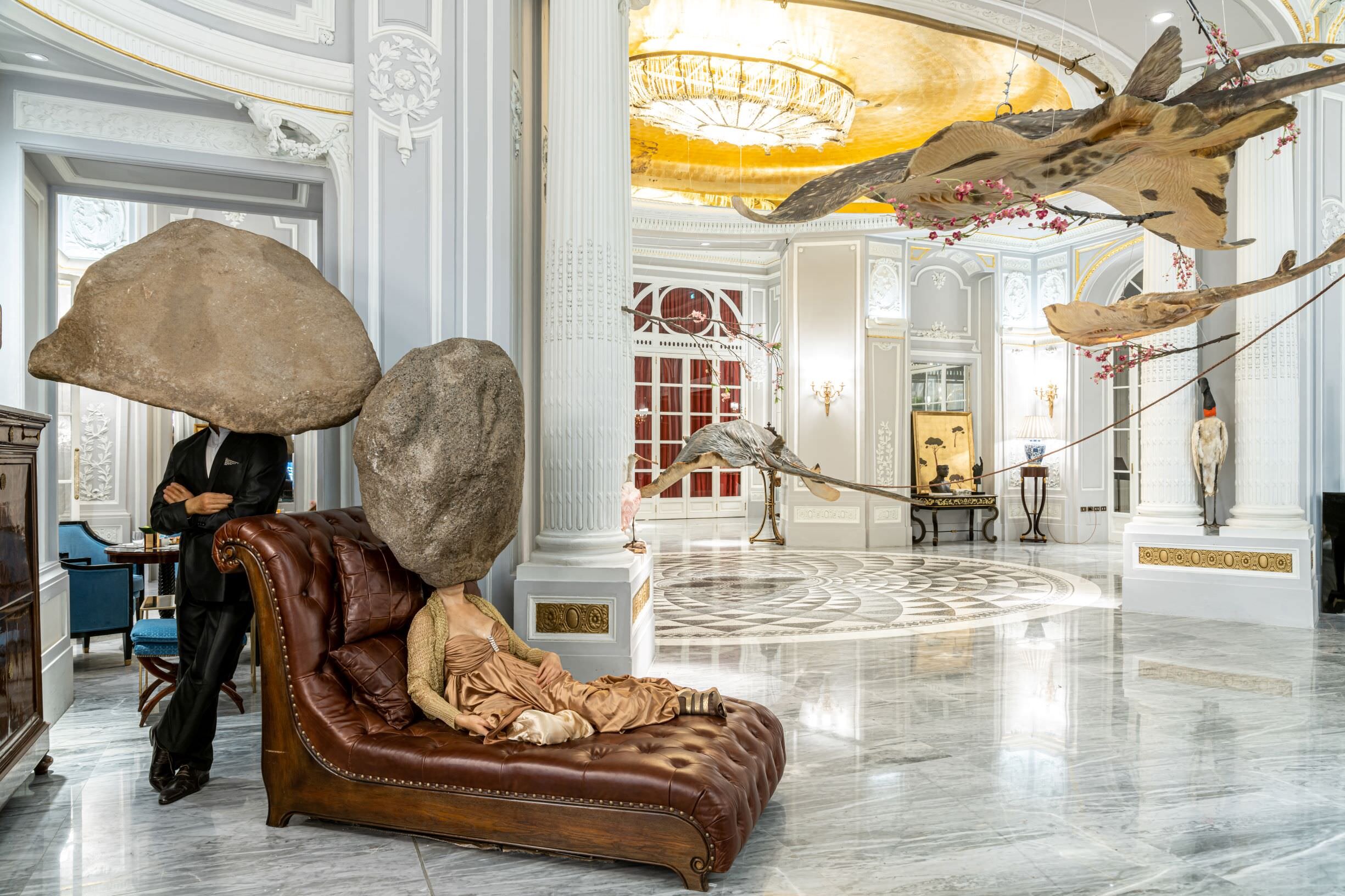If I Died , vedute della mostra, The St. Regis Rome, 2020. Courtesy: the artist and GALLERIA CONTINUA . Photo by: Ela Bialkowska, OKNO Studio