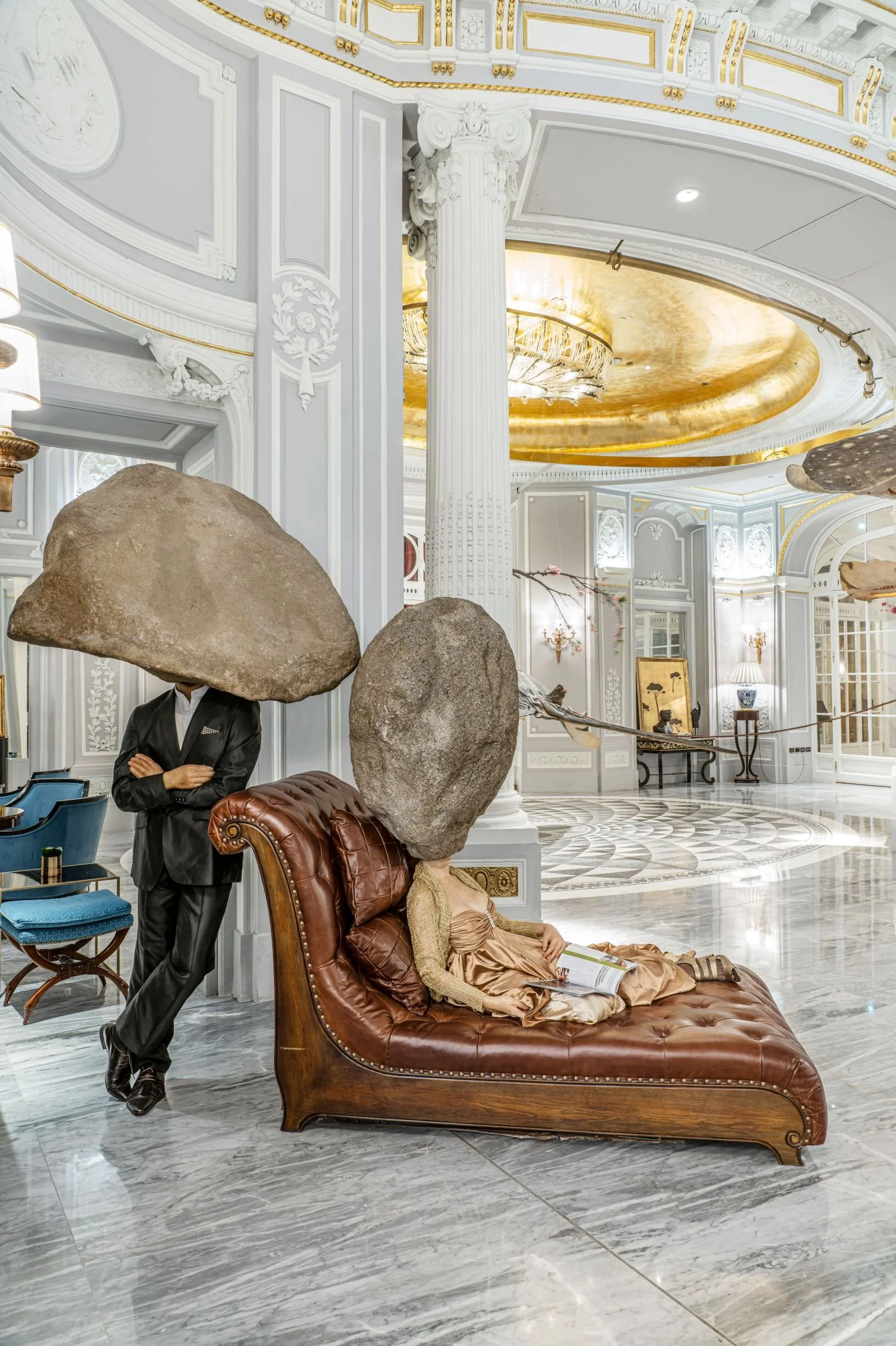 If I Died , vedute della mostra, The St. Regis Rome, 2020. Courtesy: the artist and GALLERIA CONTINUA . Photo by: Ela Bialkowska, OKNO Studio