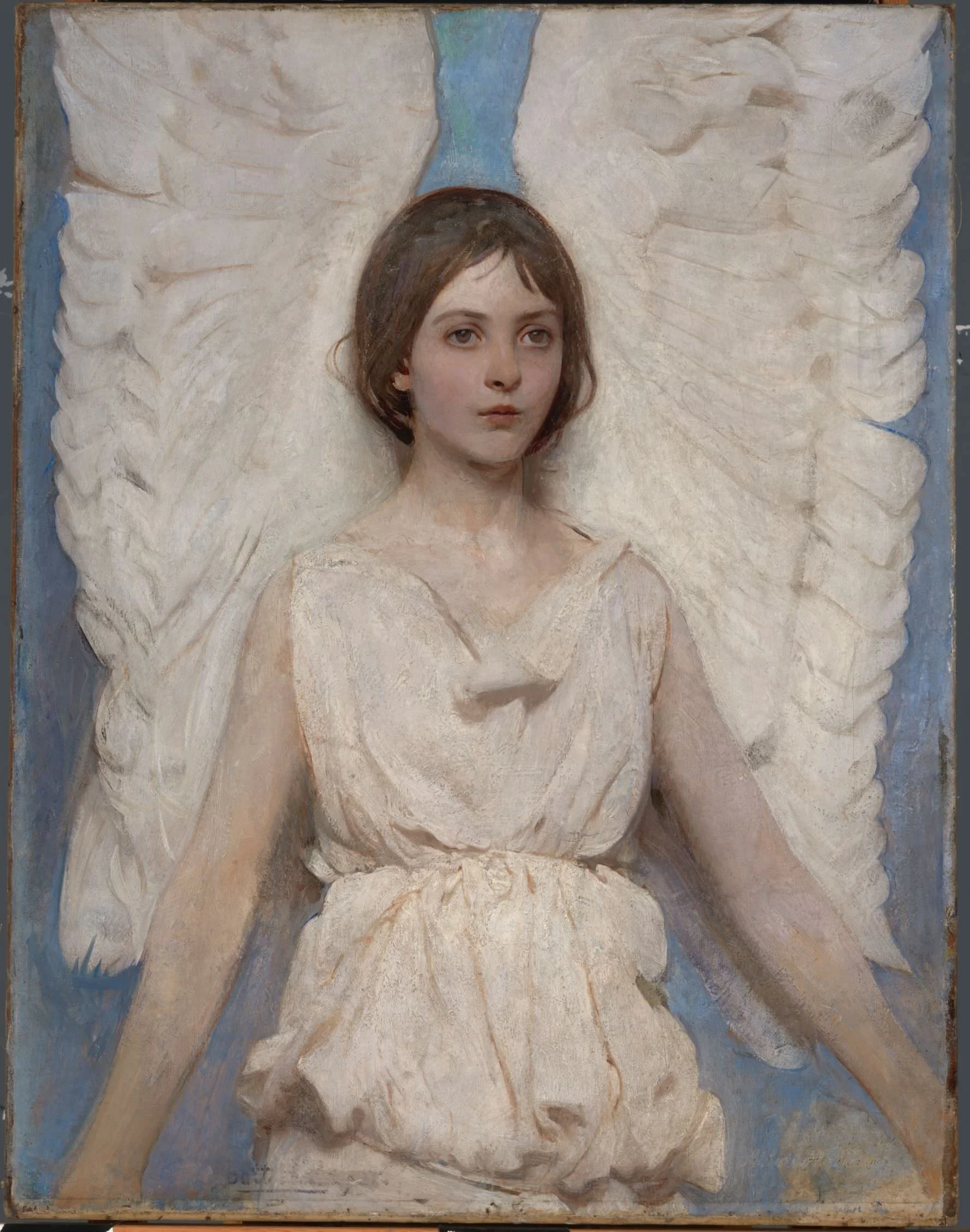 Abbott Handerson Thayer, Angel, olio su tela, 1887. Smithsonian American Art Museum and its Renwick Gallery