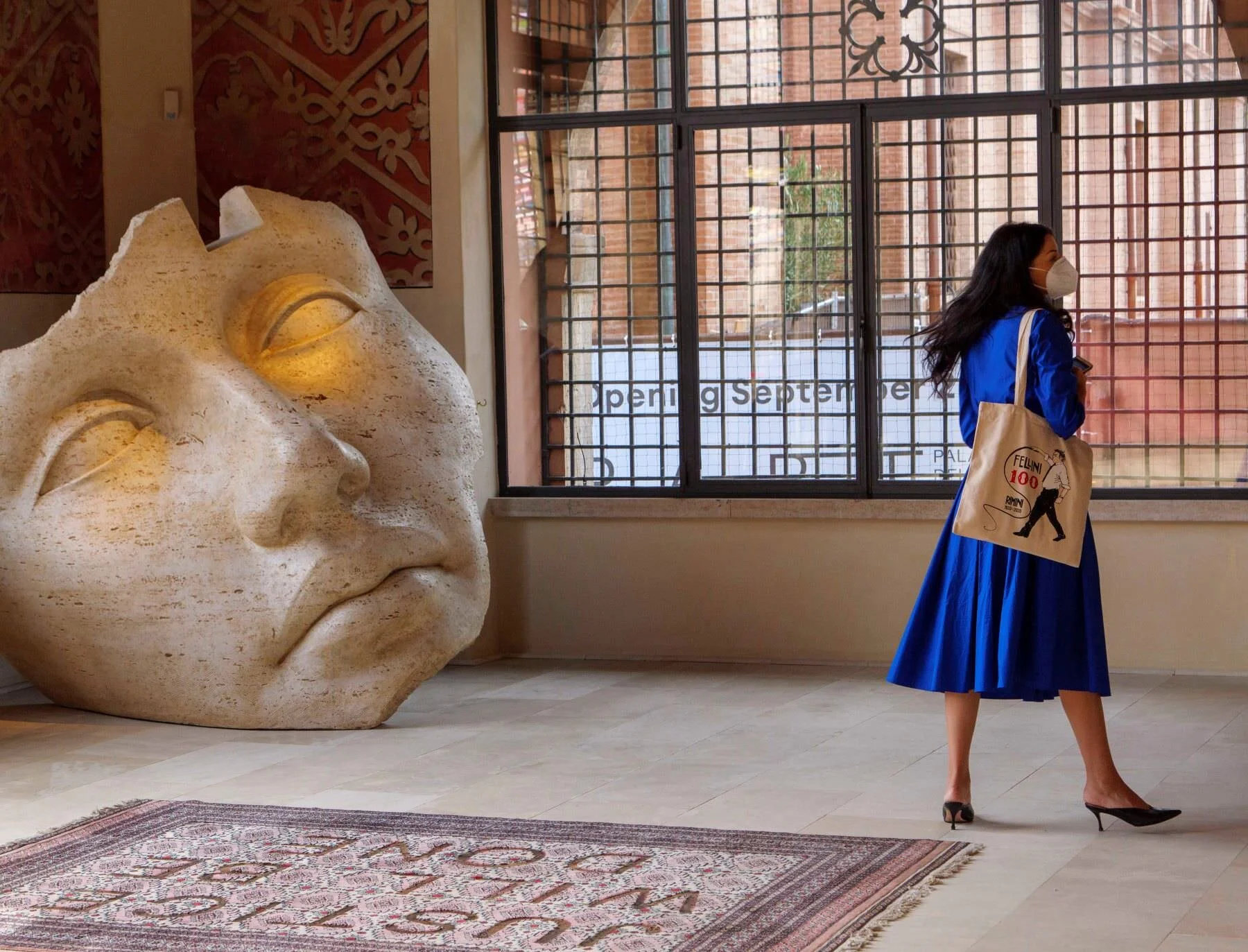 Al Part di Rimini le opere d'arte contemporanea galleggiano in sale del '200 e del '300 riccamente decorate