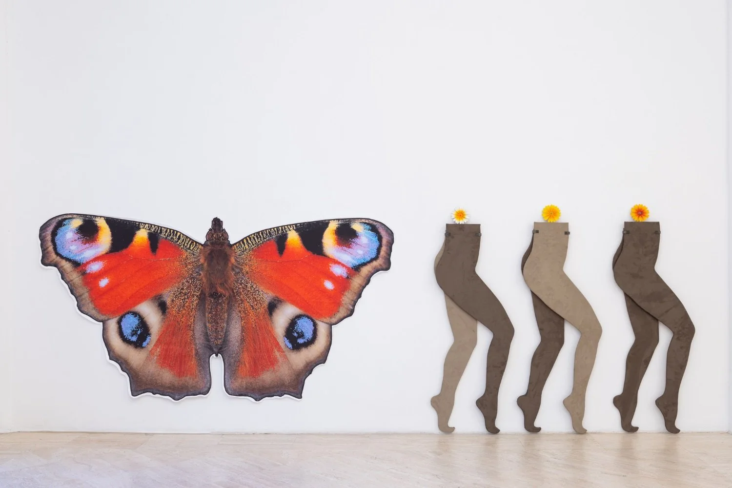 anthea hamilton installation view rome