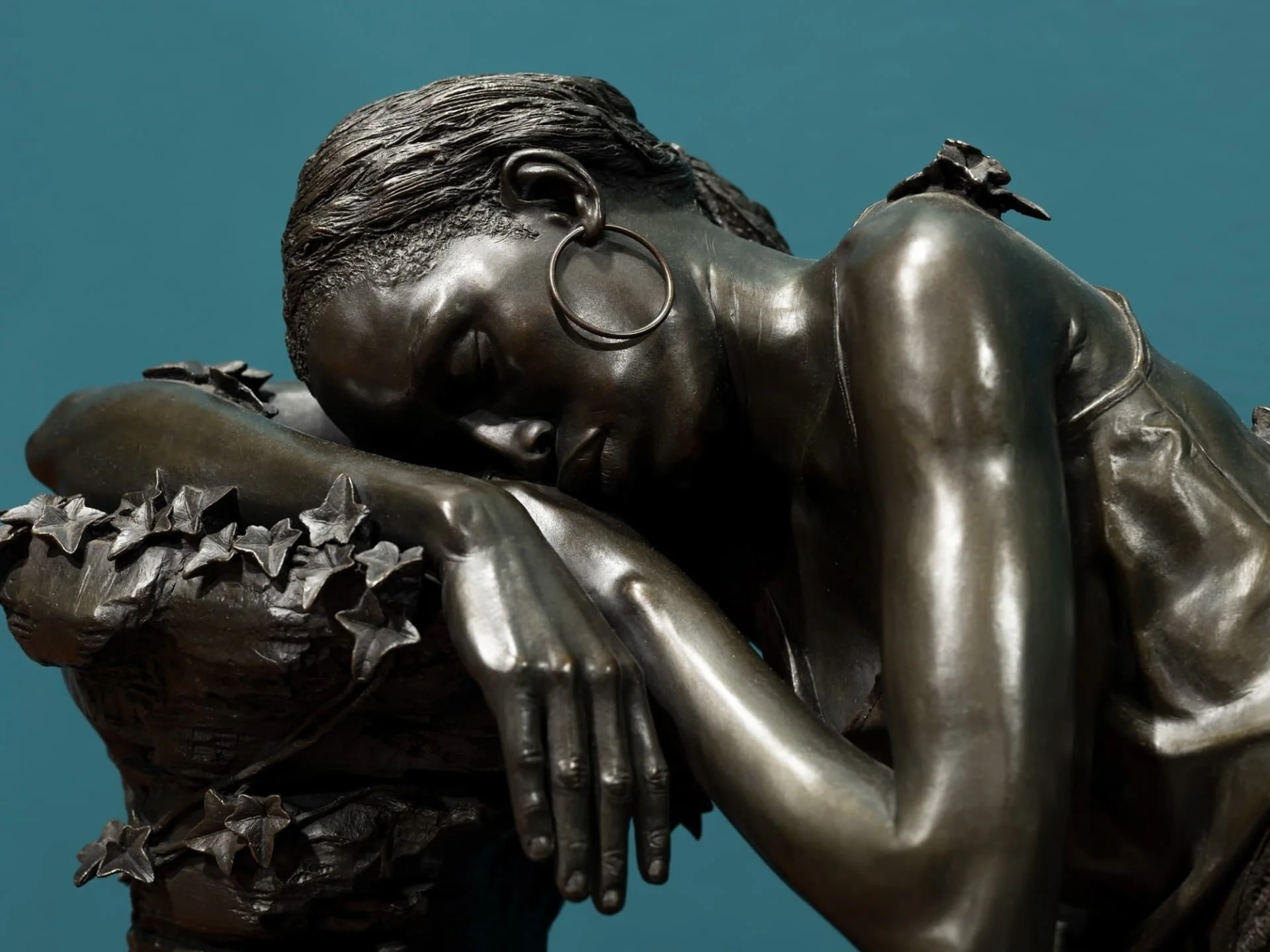 Kehinde Wiley bronzo donna venezia