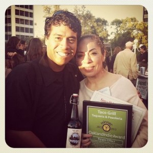 Leticia and Arturo at the 2012 Indie Awards