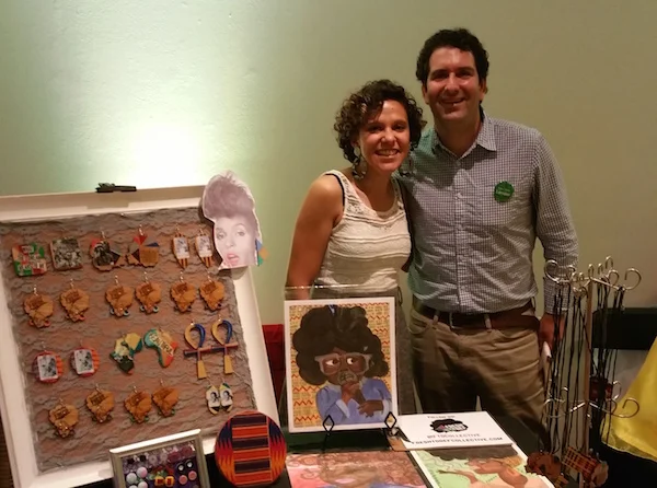 Hope Lehman from Fresh to Def Collective and Naldo Peliks, Centro Community Partners Chief Operations Officer .