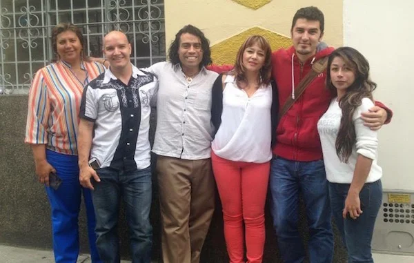 Arturo A. Noriega, Centro's Founder & Executive Director with some of our new partners in Colombia.