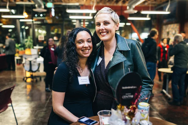 Ayanna Makalani (left) and Nellie Stokeld (right), two of Centro's 2016 Small Business Owner of the Year. Photo credit: Pavel Fedorov .