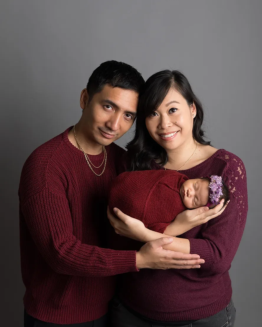 Baby's First Christmas Family Portrait | Los Angeles Holiday Photography