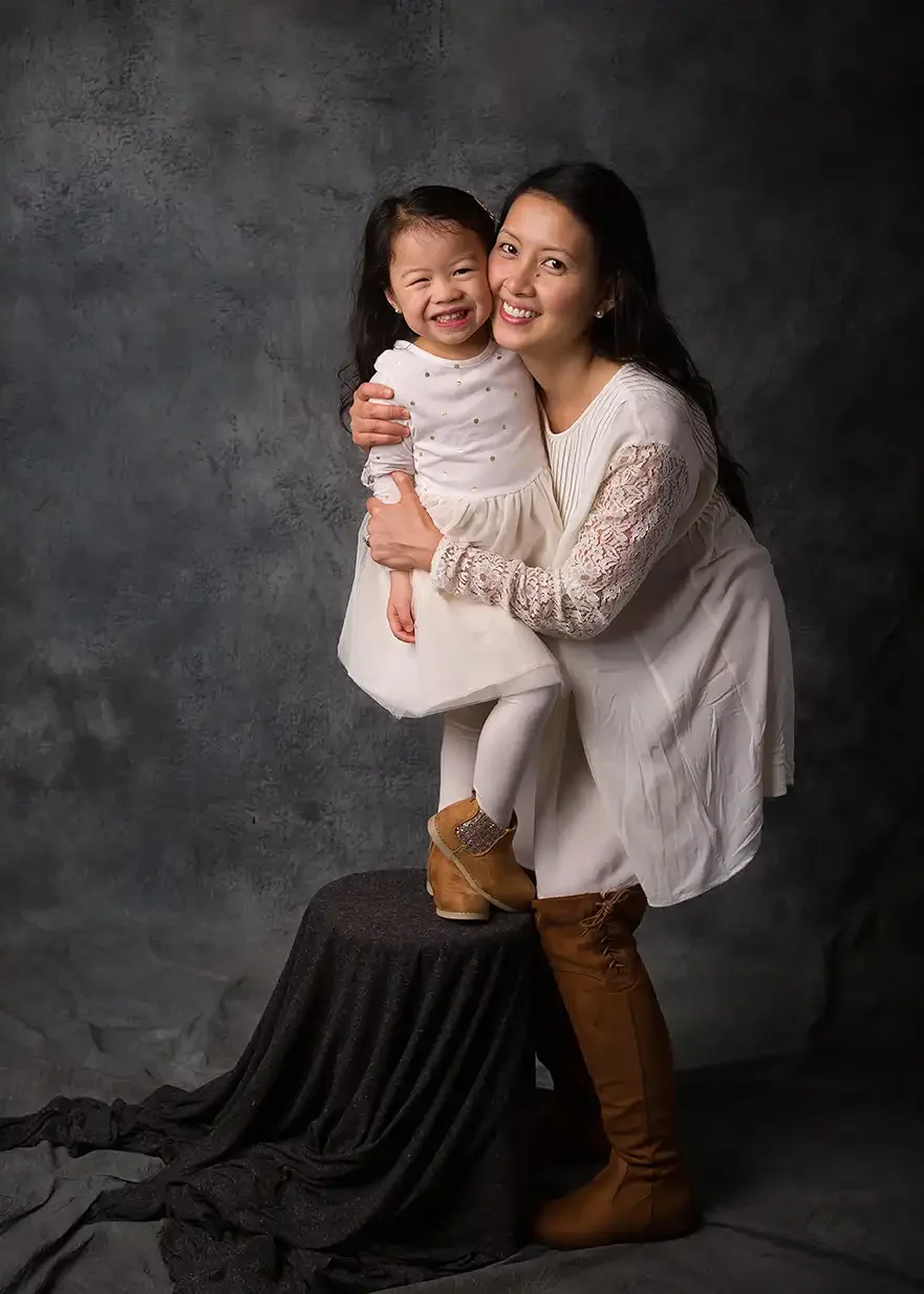 Mother and Daughter Holiday Portrait | Los Angeles Family Photographer