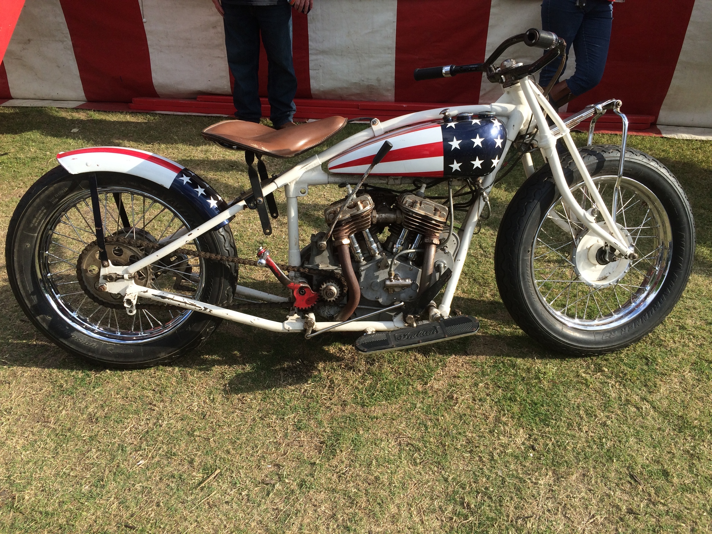 Cool old Indian used in the Wall of Death Show. So badass.