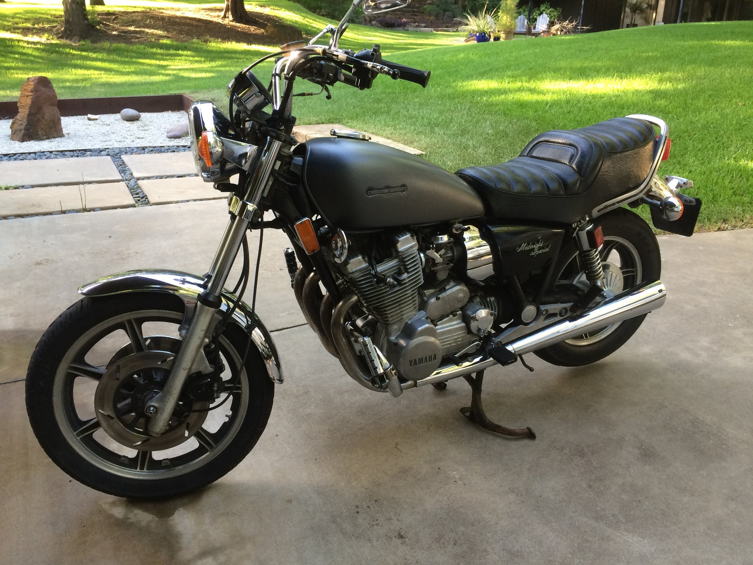 A 1980 Yamaha XS1100 has entered the herd.
