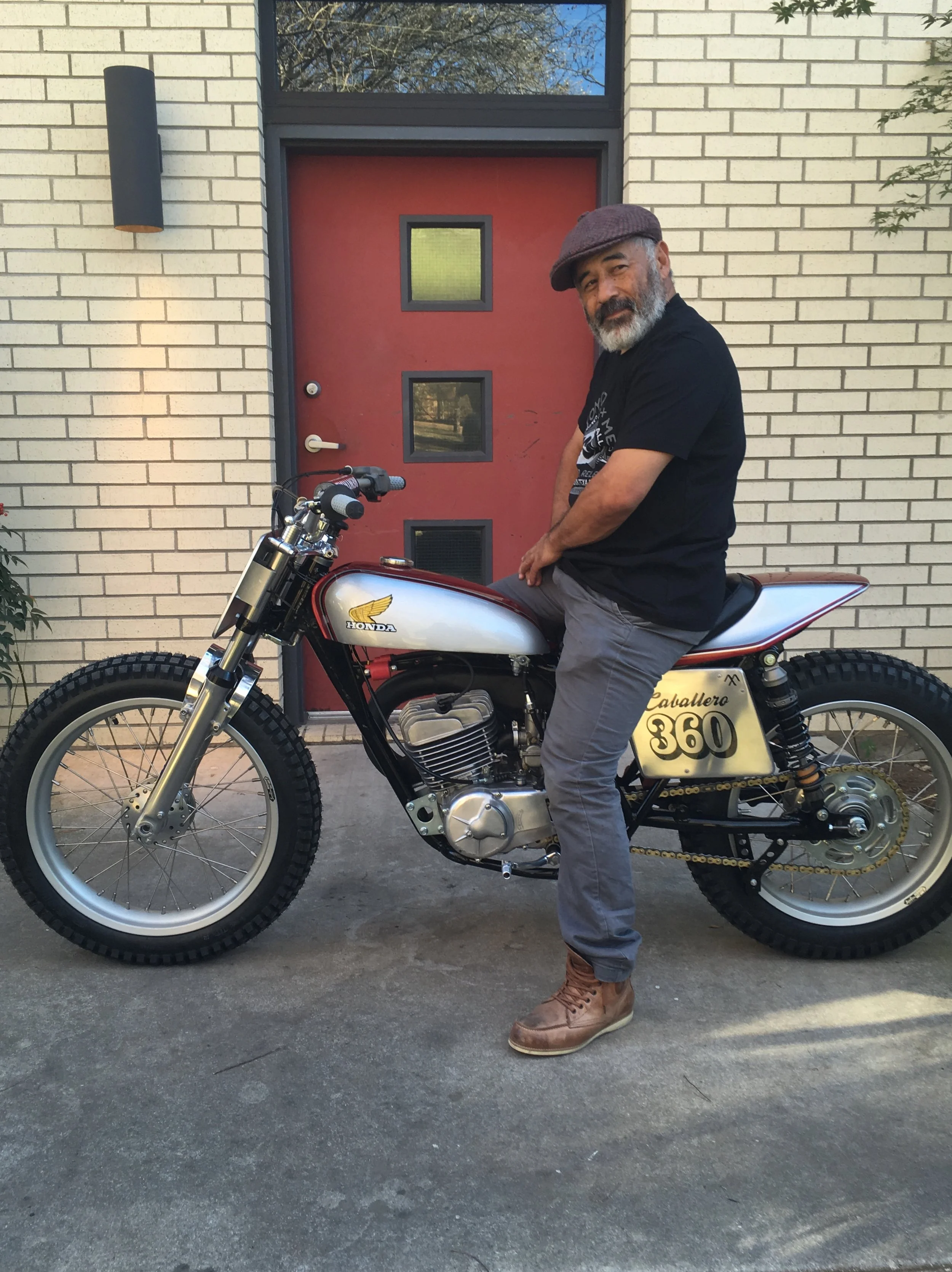  We were luck enough to get Steve and his son to come out to Texas for the reveal of the BrotherBike in early December, 2017. 
