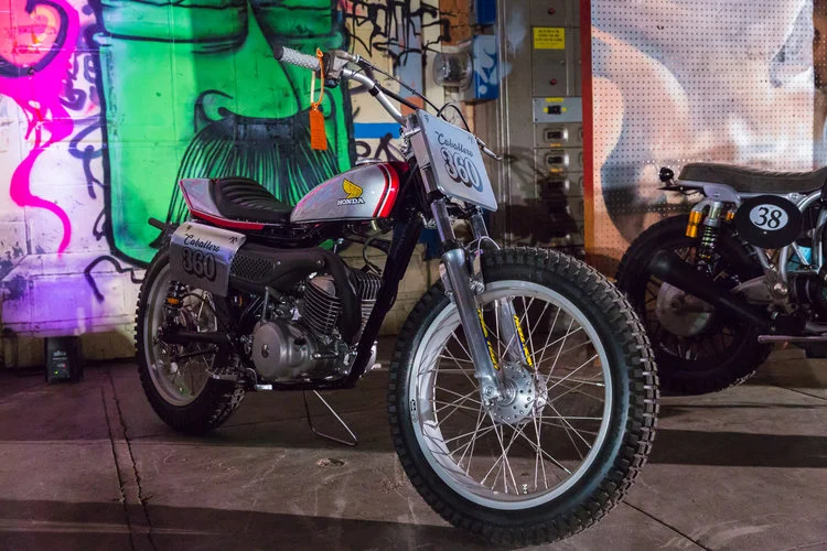  The Outlier’s Guild Moto Show in Los Angeles was an awesome chance to show the bike in a really cool space. 