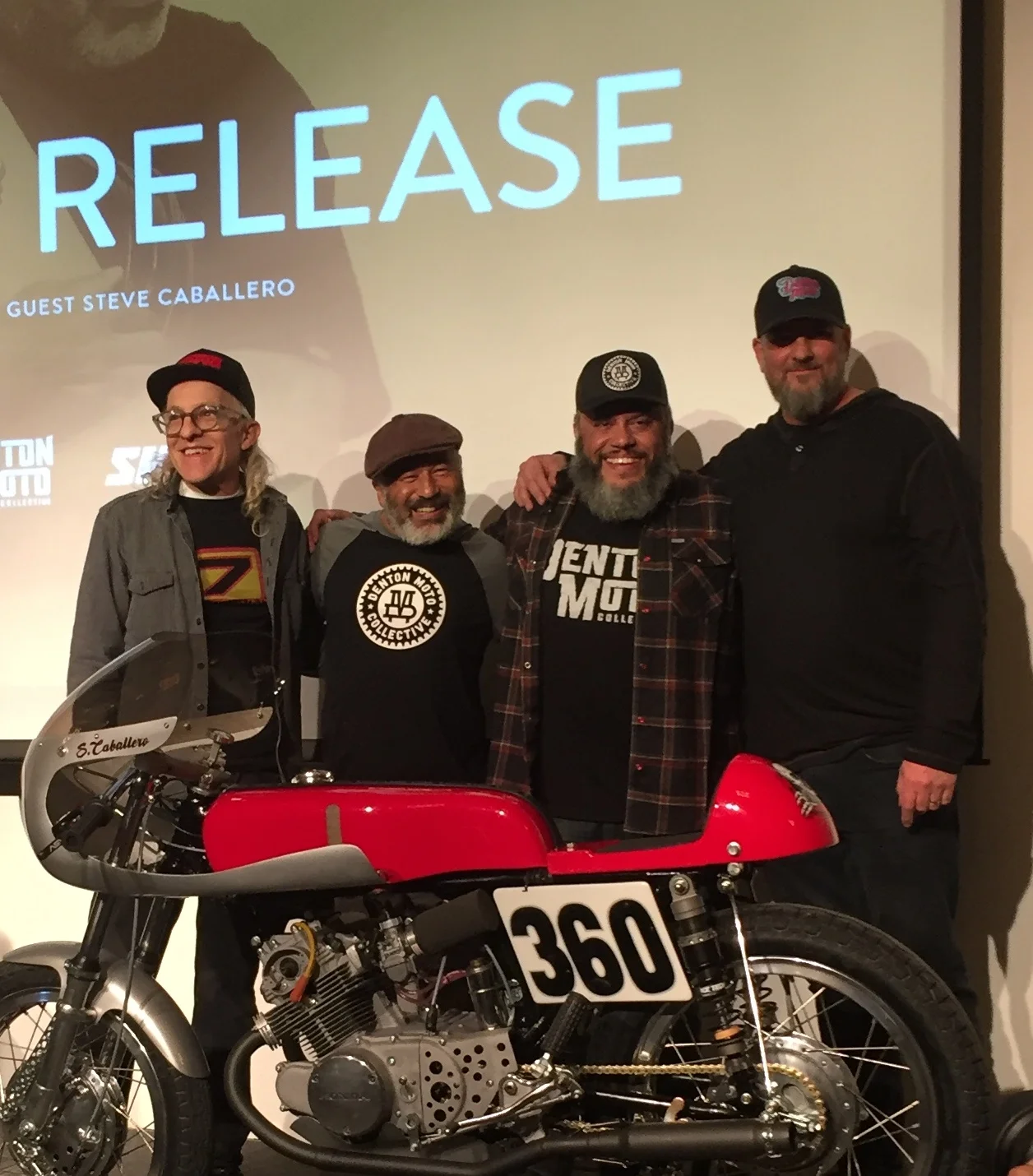  The December 2017 reveal of the bike at the Apellton-Patterson Center for the Arts in Denton, Tx.  