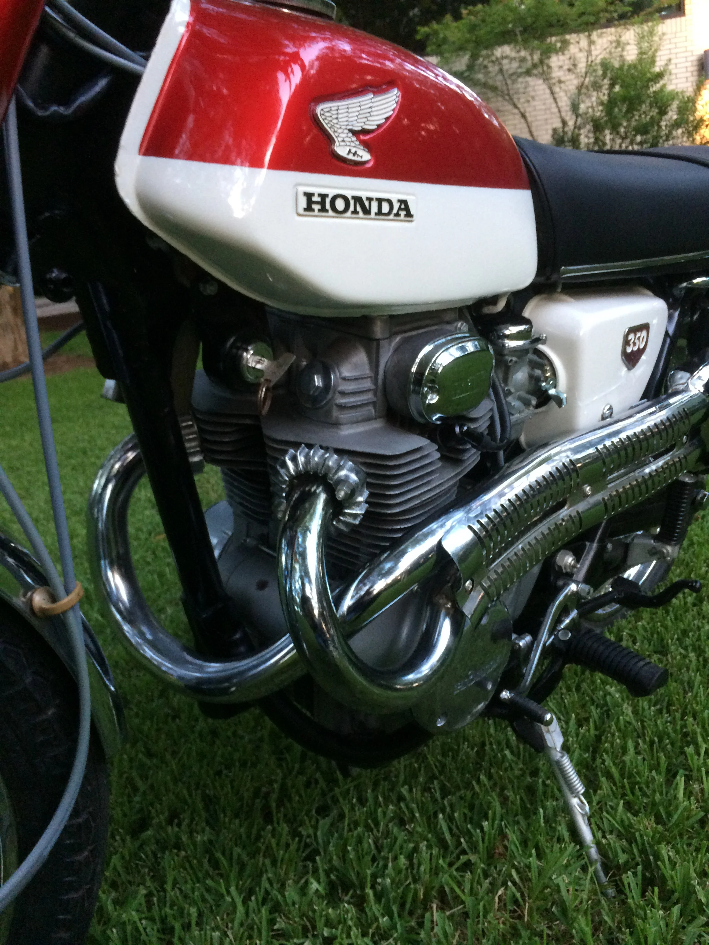  Although there was a significant amount of surface rust, most of it came off well enough to stick with the original pipes. A lot of hand polishing and rust remover was used. 