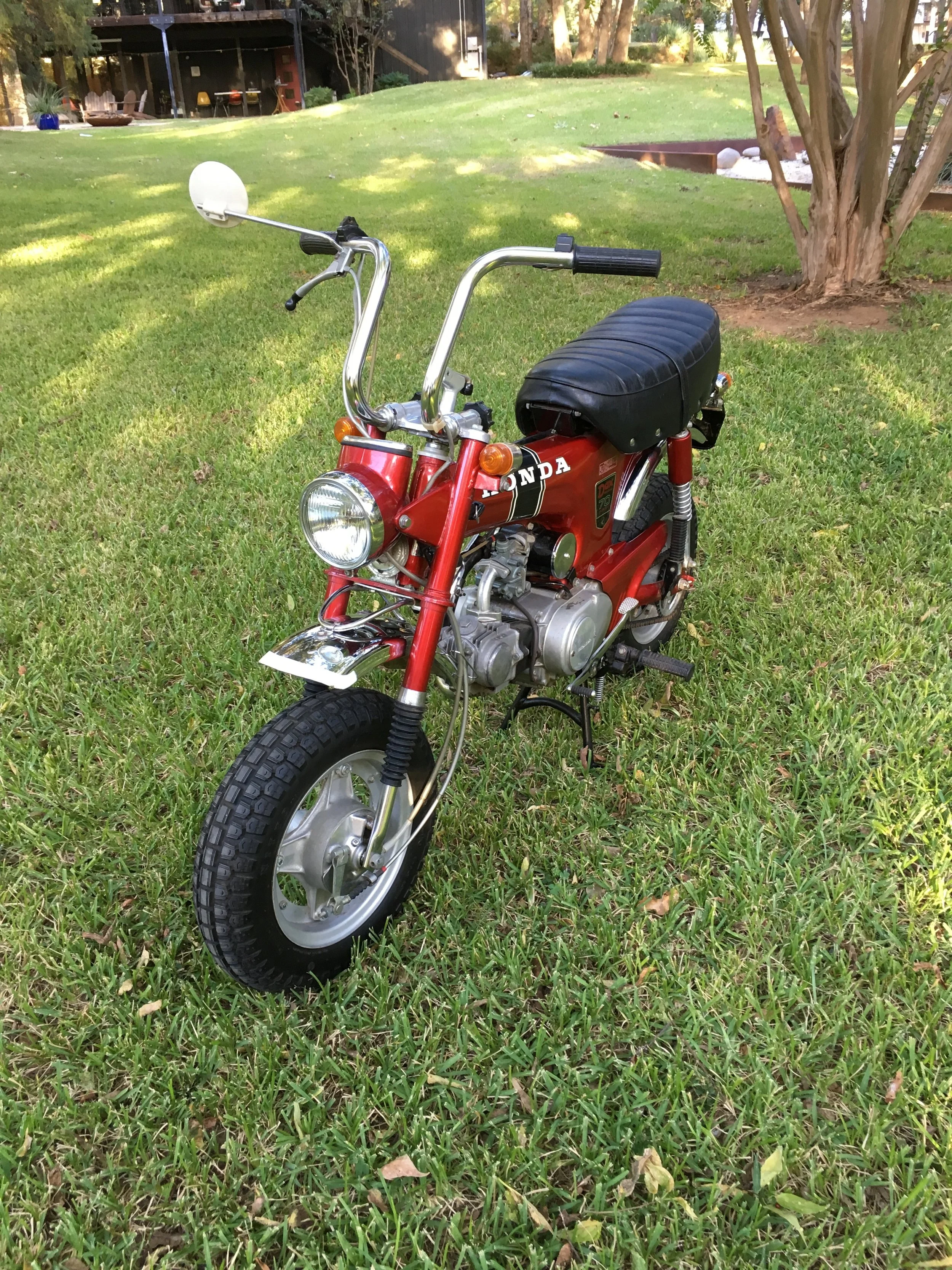  A 1971 Honda ST70 K0 Export model that was revived. 