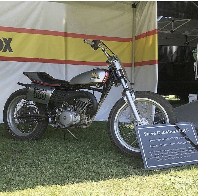 The Meta Magazine MT250 Brotherbike was on display at the FOX Racing booth.