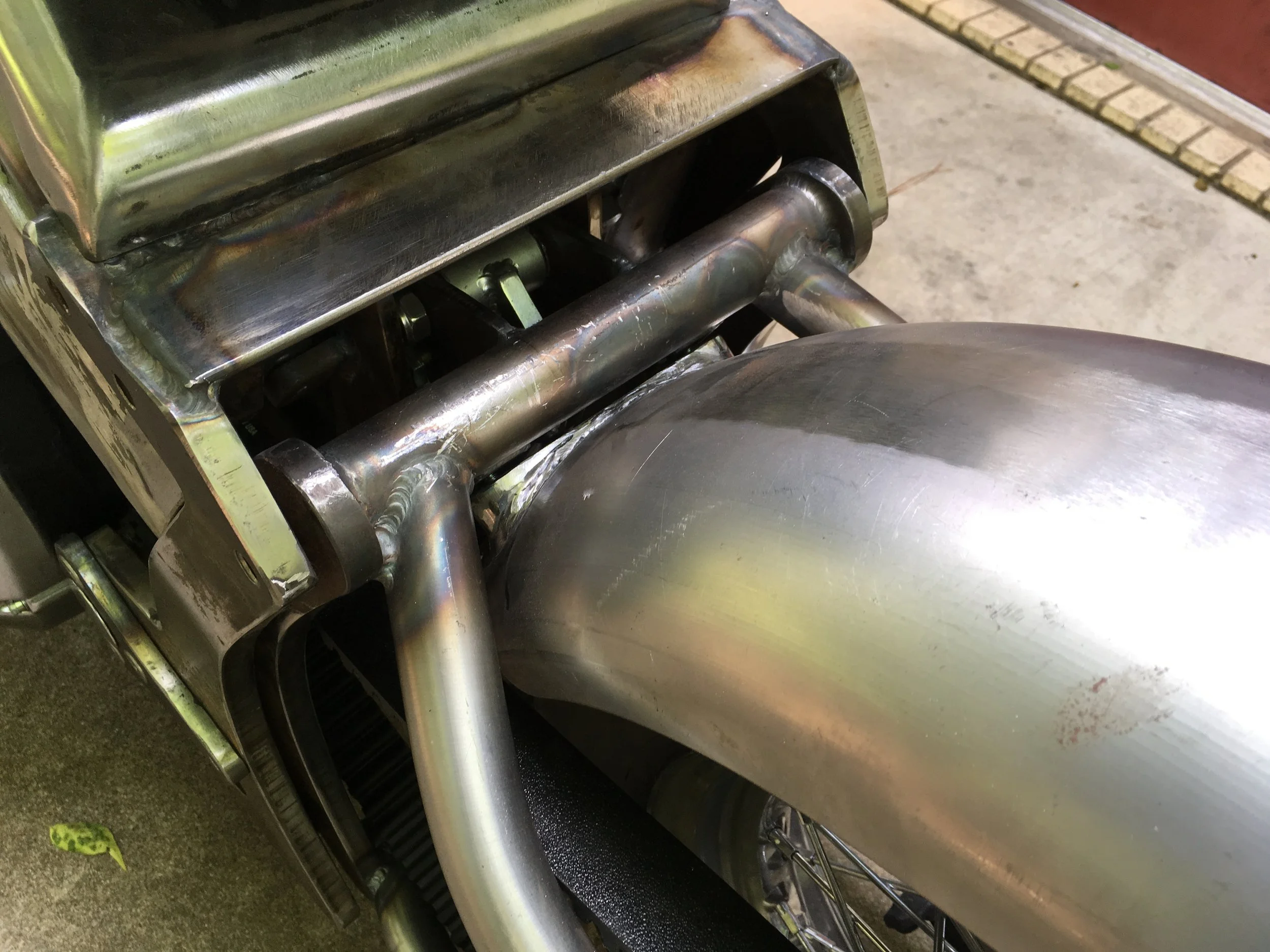 The fender brackets make for a clean minimal install.