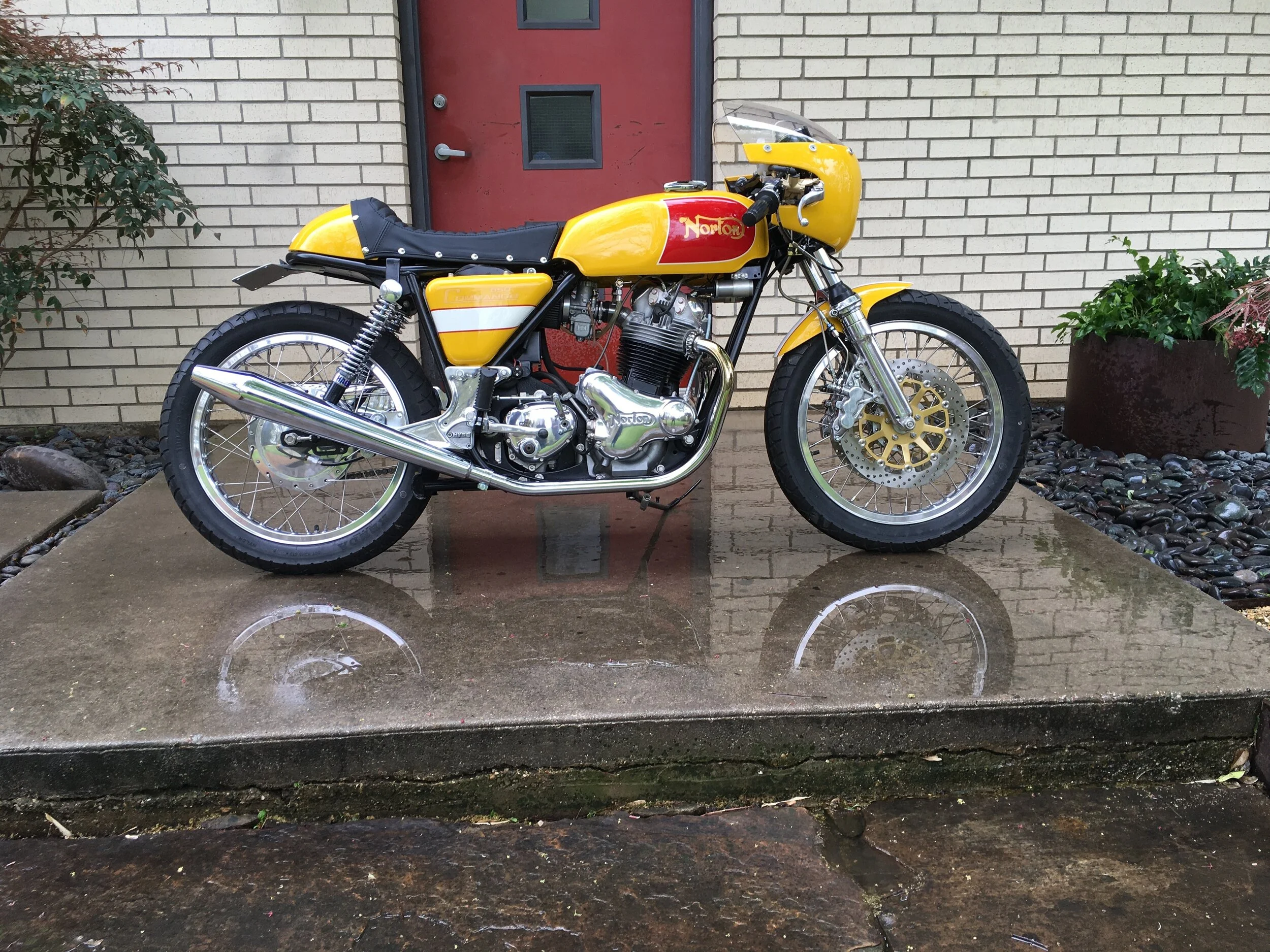  The rear of the frame was shortened about ten inches and bent upward. 