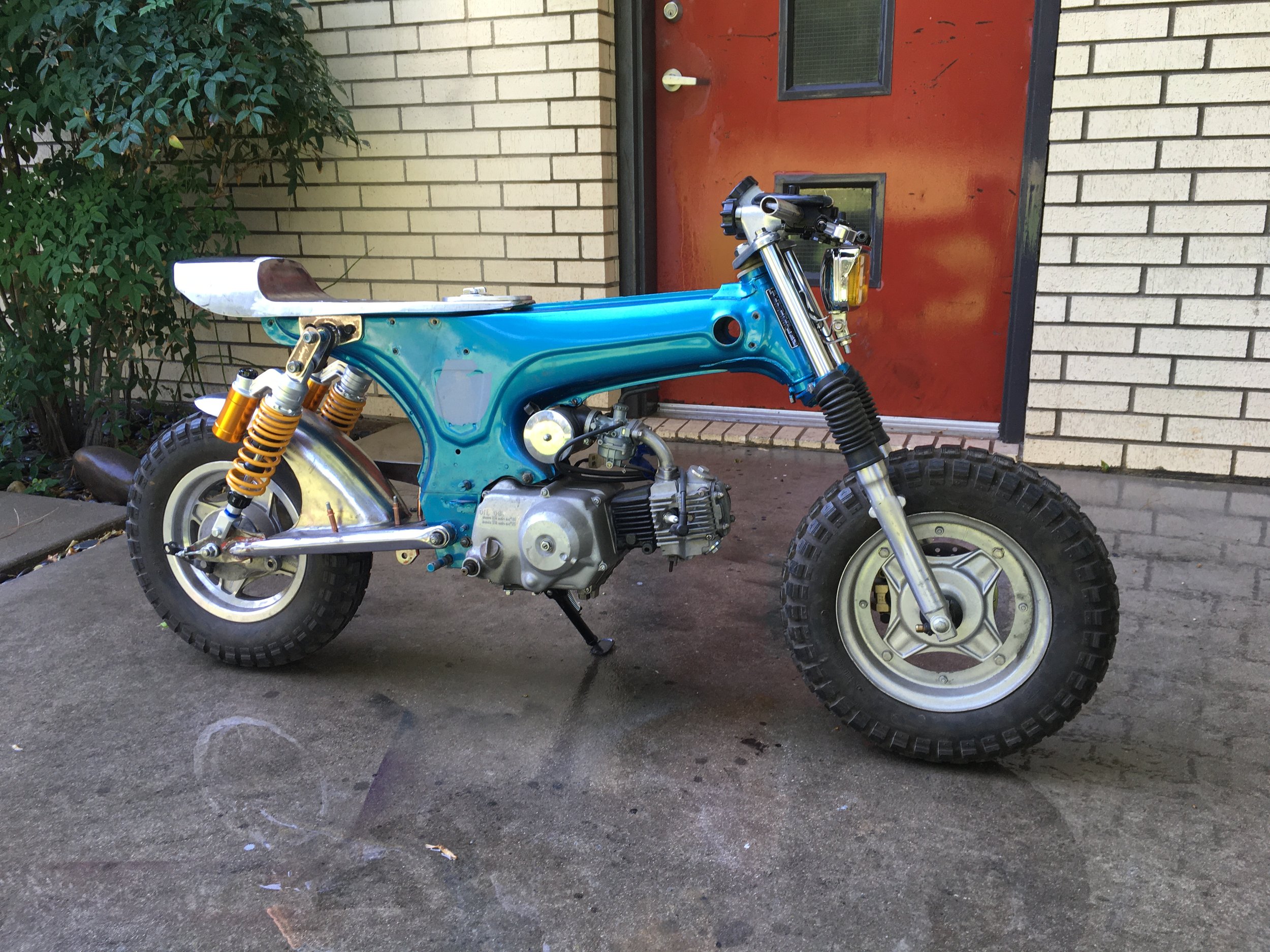 1974 Honda CT70 Dax Custom Build begins DAVMOMOTO