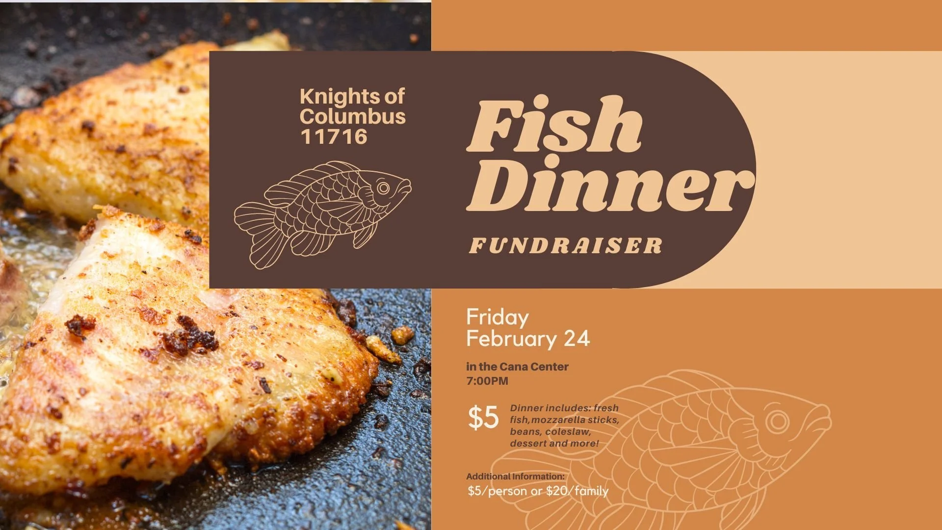 Knights of Columbus Fish Dinner — Prince of Peace Plano
