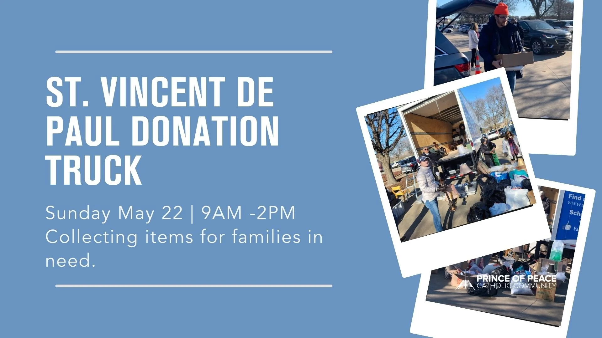 St. Vincent de Paul Donation Truck — Prince of Peace Plano