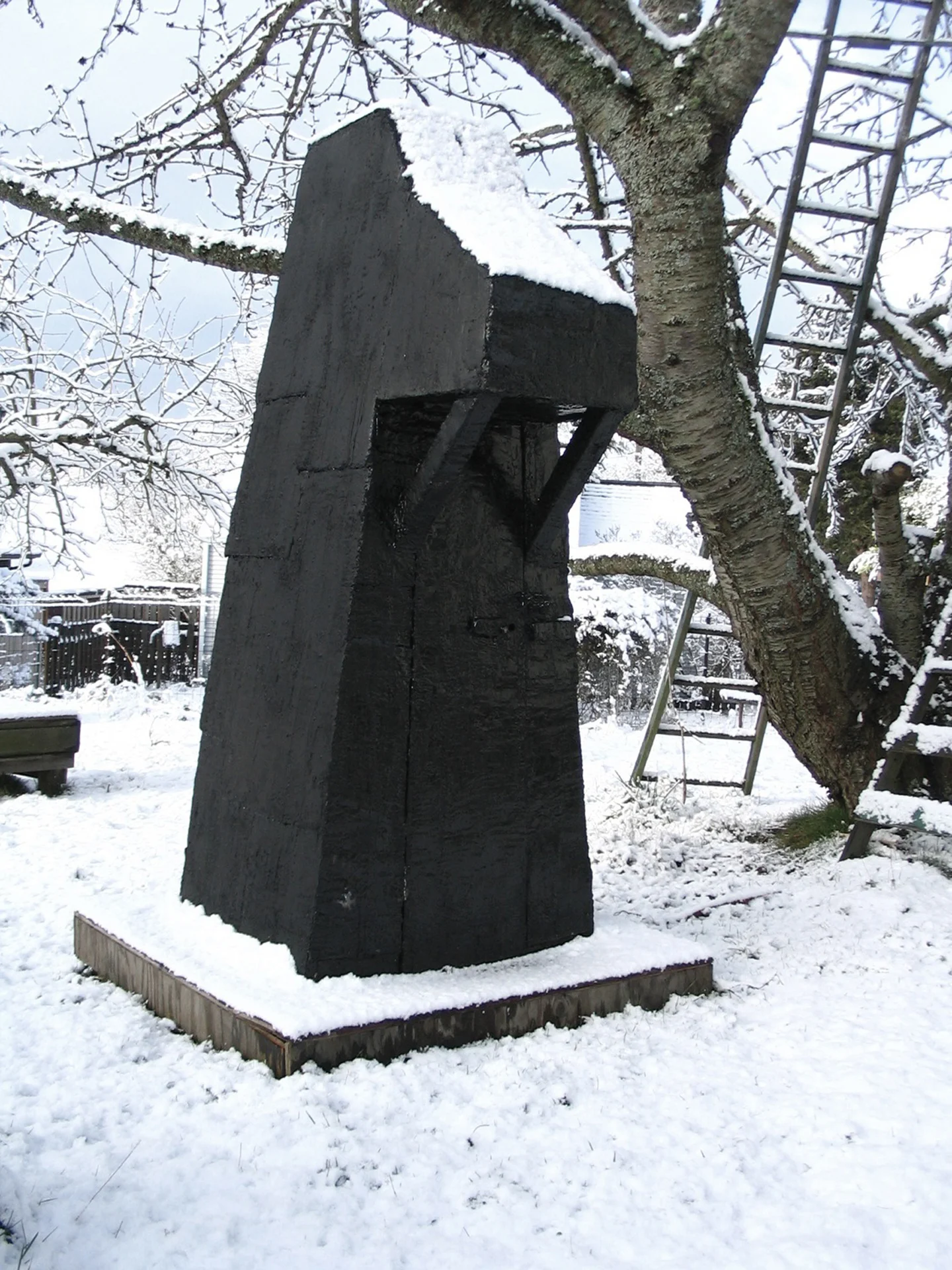 Bogeyman in snow
