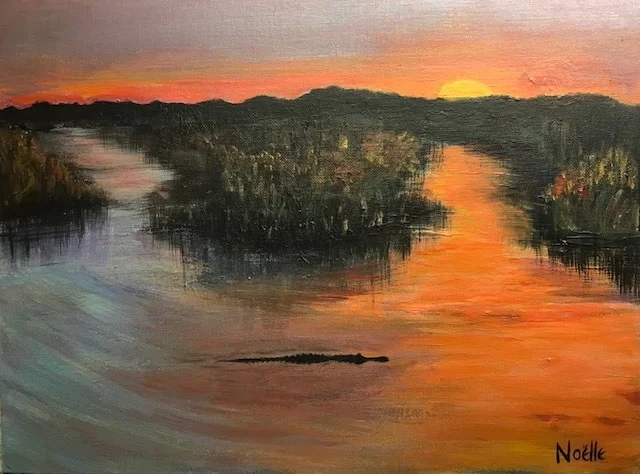 # 1096 - Loxahatchee Sunset - Plein Air