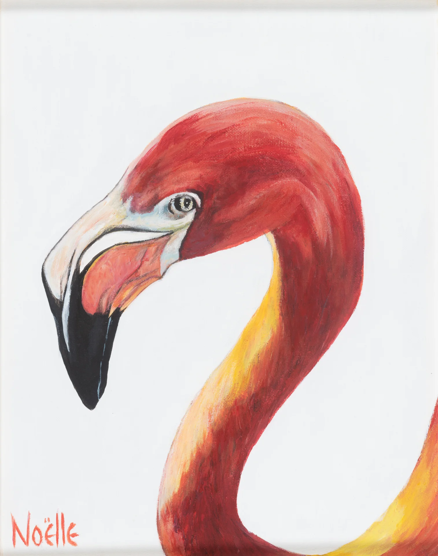 #1099 - Fiery Flamingo - Sold