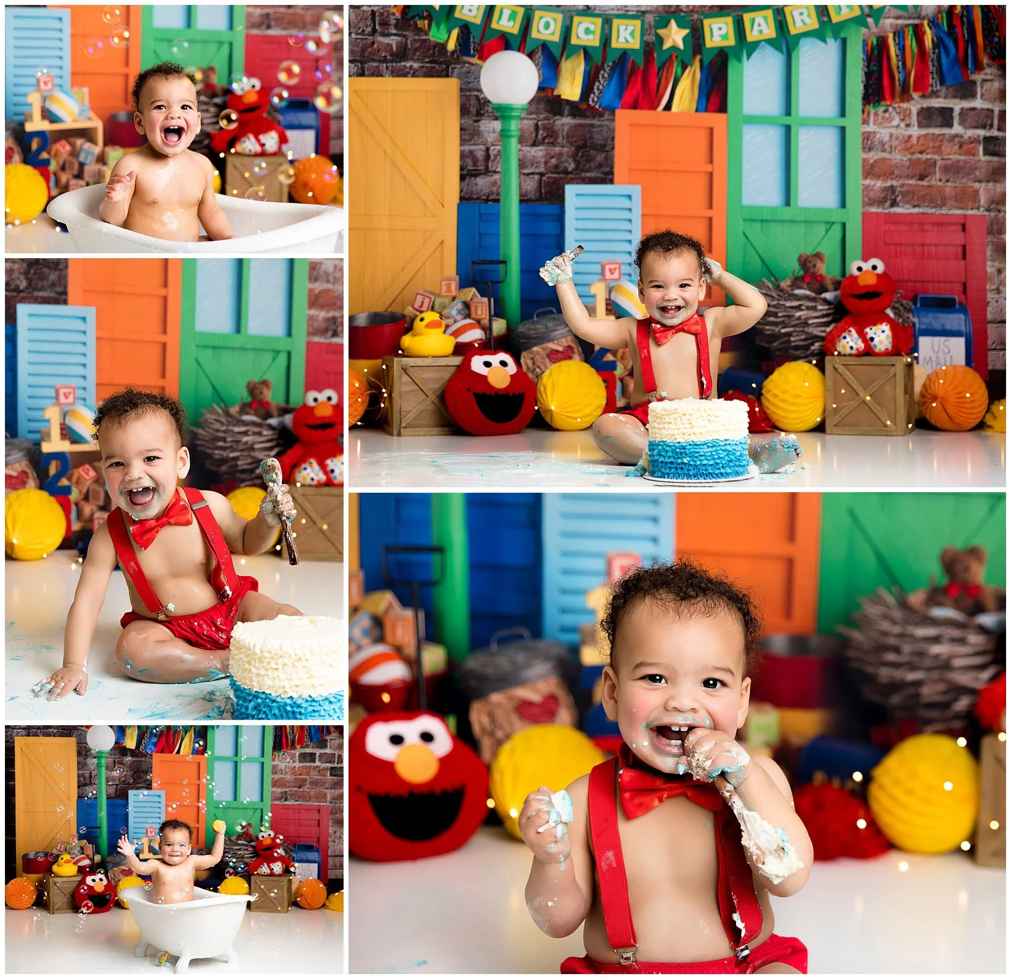  Sesame Street themed cake smash session 
