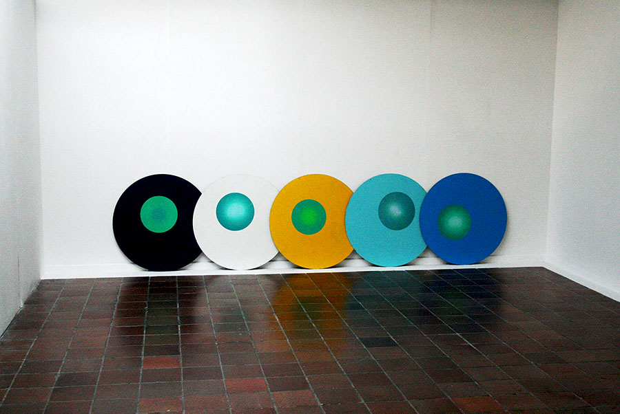 Installation view.