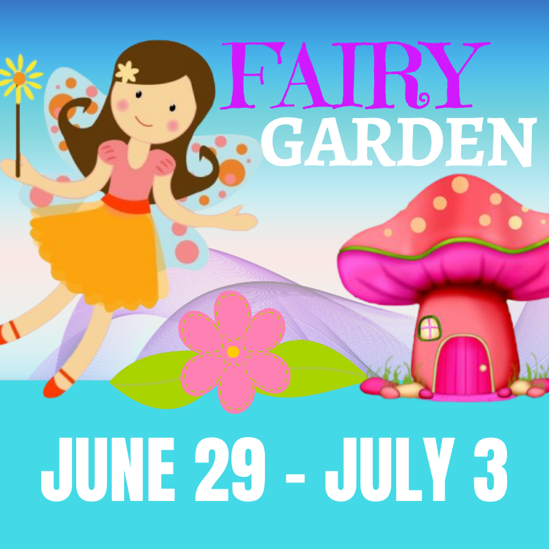  Grab your fairy wings and away we go on a magical adventure to an enchanted fairy garden! Tip toe carefully around mushroom caps, skip across a flower covered path, and sprinkle pixie dust wherever you go. It’s a class for of fantabulous fairy fun! 