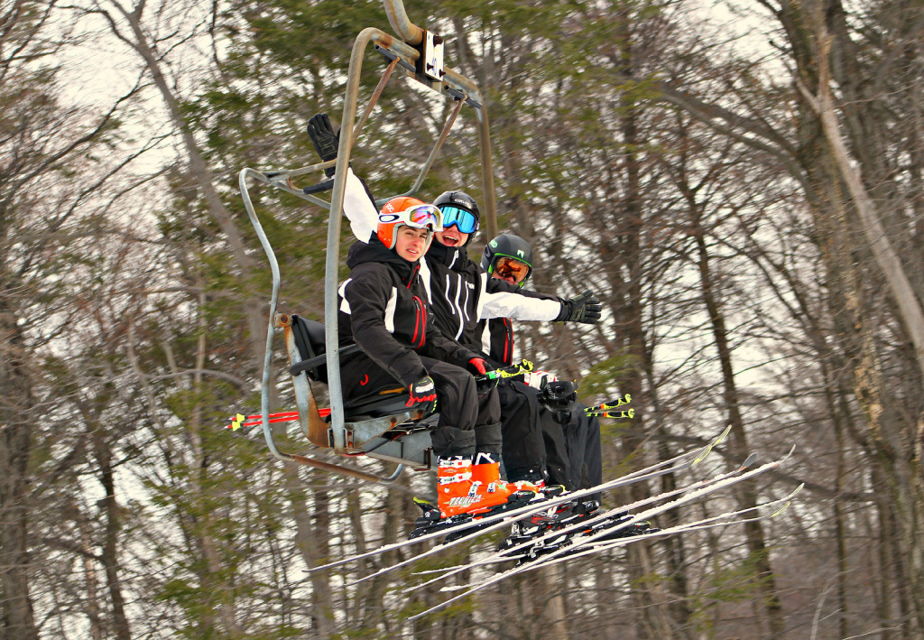 On Chairlift