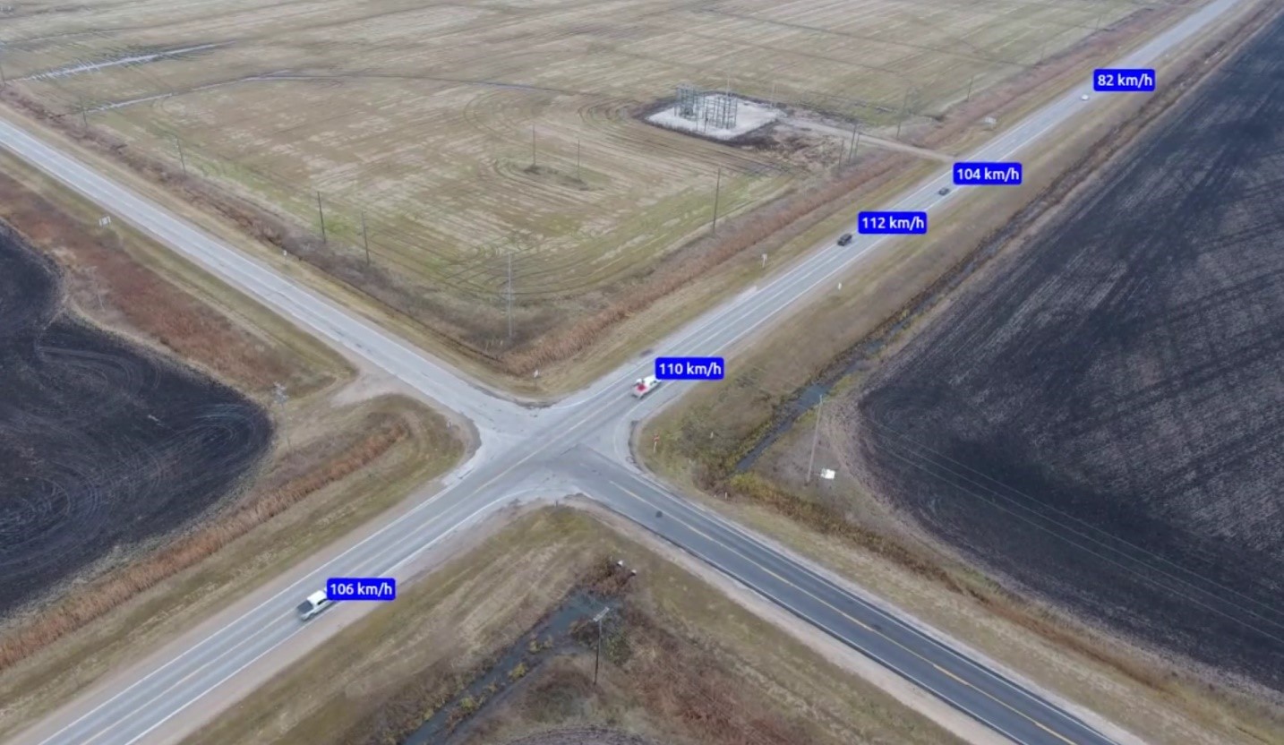 Sample image from video data collected using an Unmanned Aerial Vehicle (UAV) from approximately 200 ft above ground level.