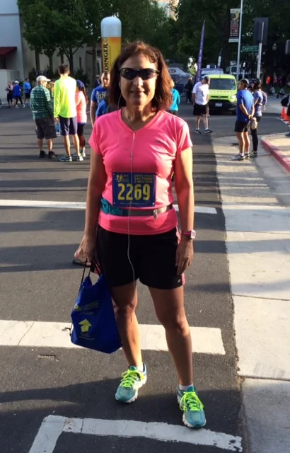 Two years ago, I started running for the first time ever. Working with Tim, I improved my strength, and learned running form. I ran my first 5K that year, followed by a 10K, and 10 miler. This year, I ran two half-marathons, improving my time on the second one by 15 minutes! Natalie Marron
