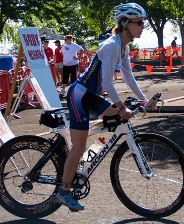 "From personal experience, I know Tim is a very good coach. I find him patient. He listens to me. He has a fabulous sense of humor. He is a competitive triathlete. He has a good grasp of the mechanics of each of the disciplines; including the strength building exercises associated with swimming, biking and running. And because he coached me to a finish at the hardest Ironman – Lake Tahoe 2013!" Madeline Journey