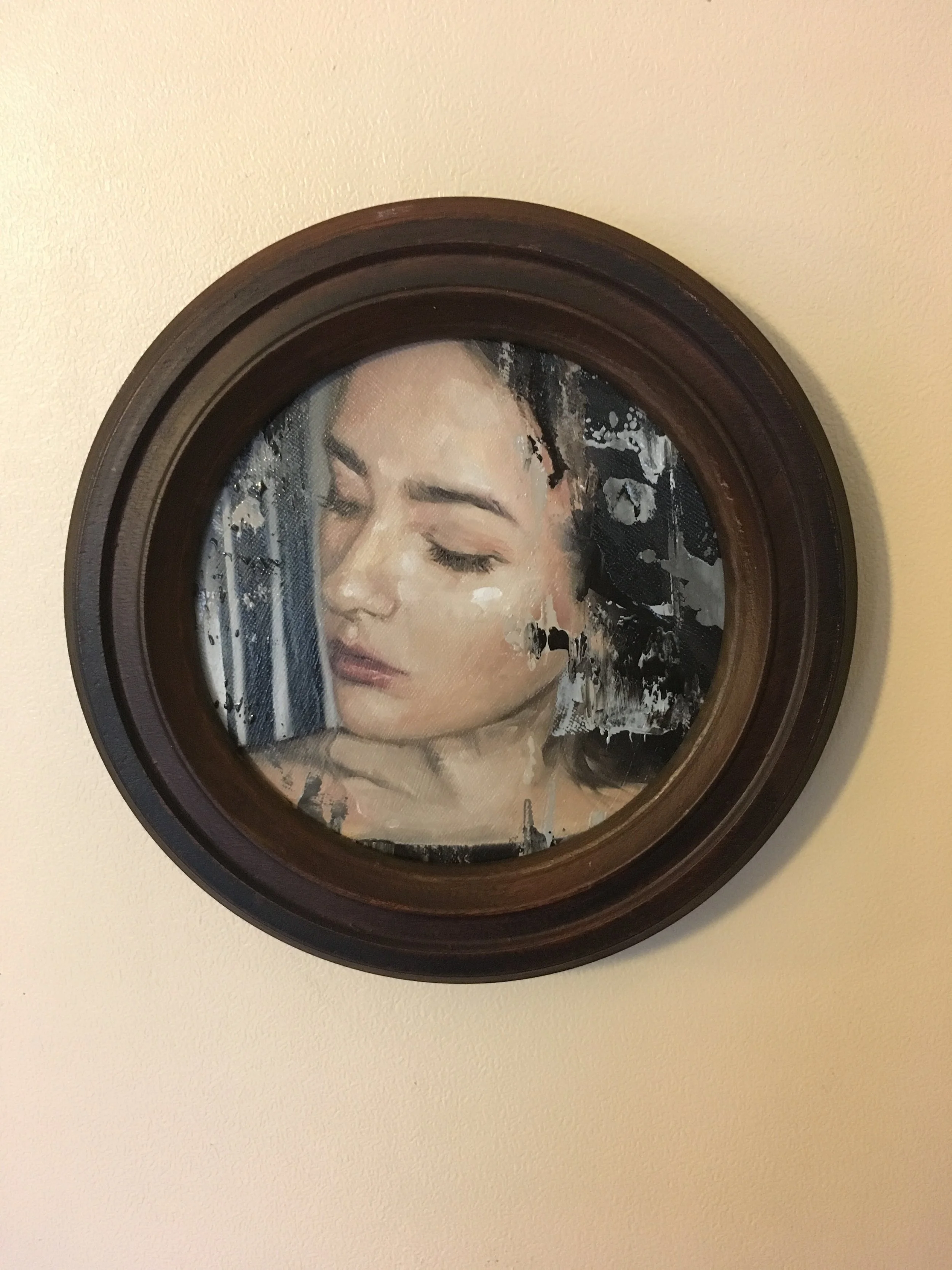 Daughter, oil on canvas, 200 x 200mm