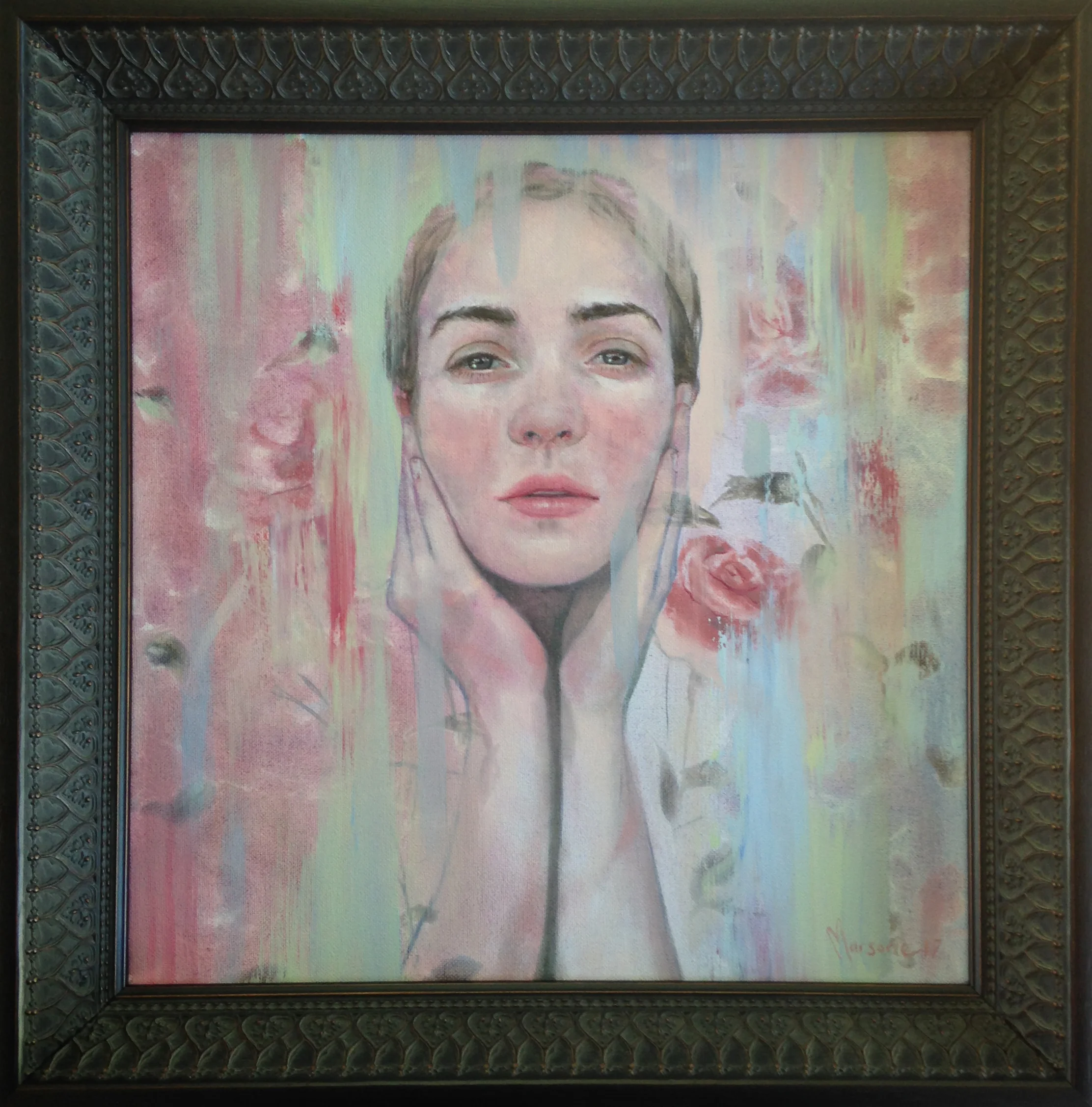 oil on canvas…framed…380x380mm NZ$1800